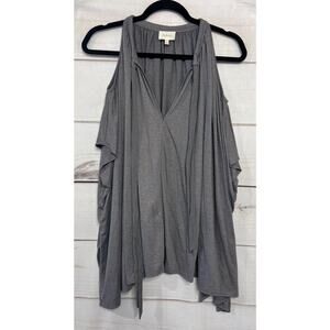 Deletta Size Xs/Sm Grey Poncho top Anthropologie‎